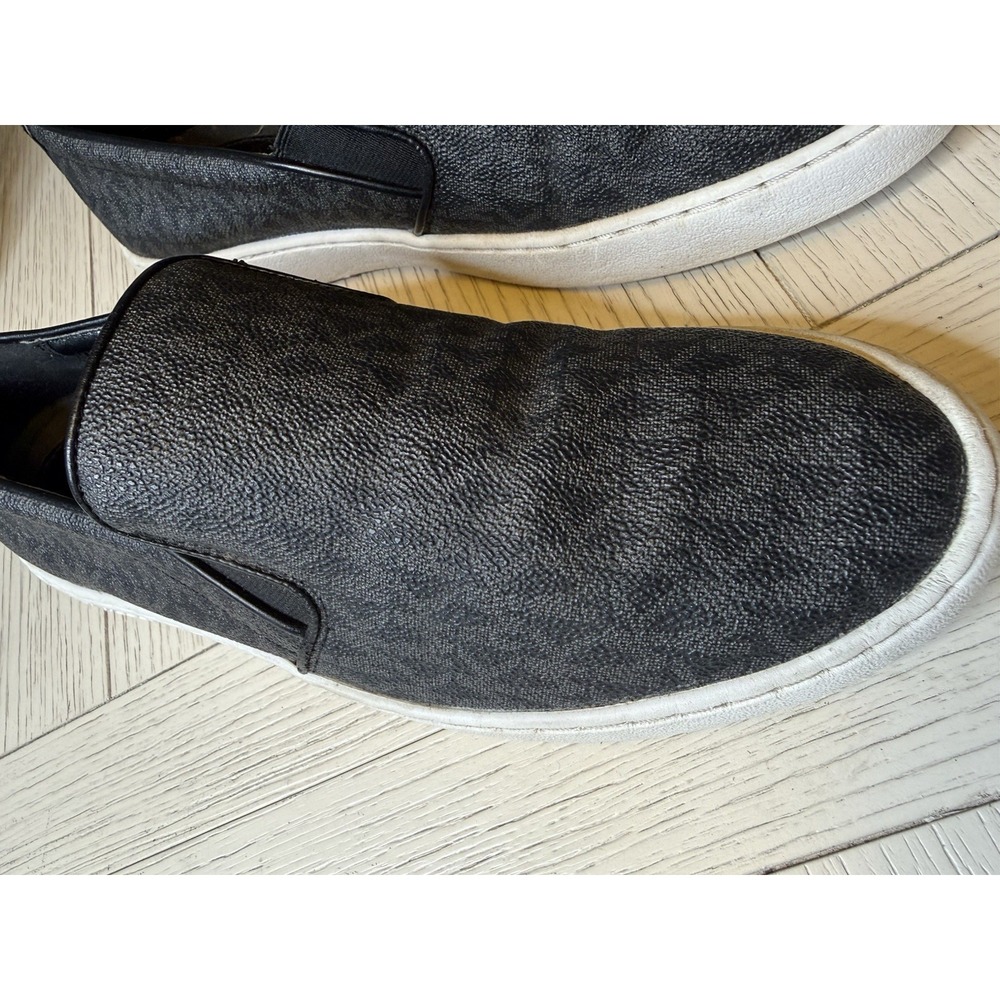 Michael Kors Women's Keaton Black Slip On Logos Loafers Shoe Size 8.5‎ M Casual - Picture 3 of 12